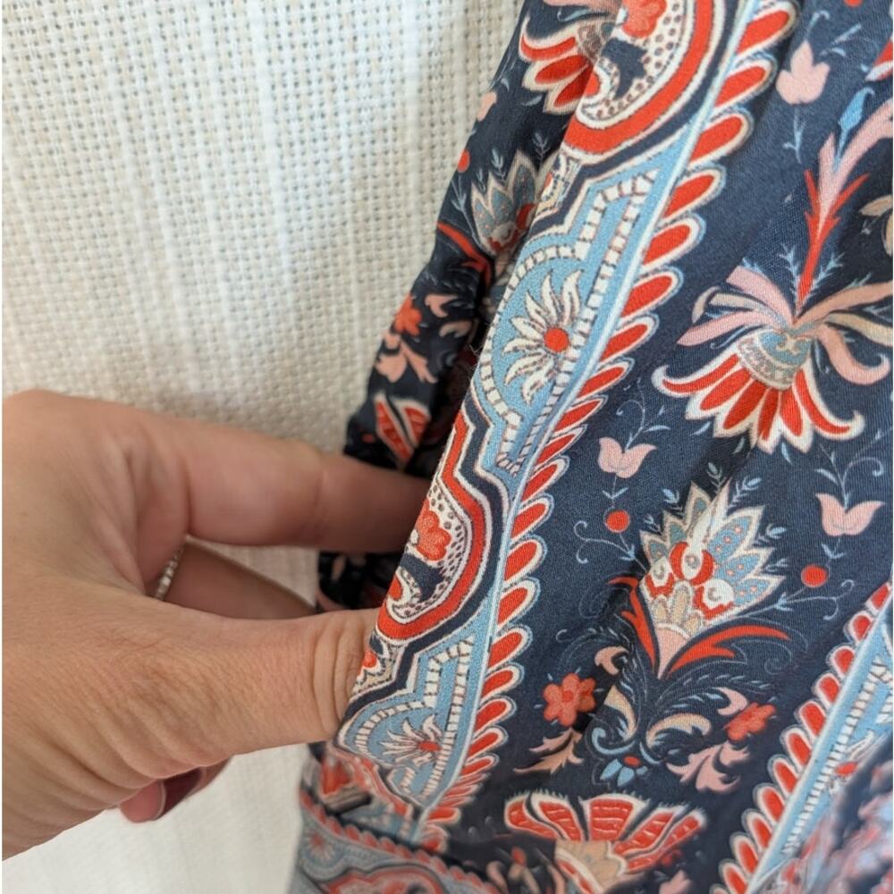 Hill House Home The Kimmy Maxi Nap Dress Womens XS in Emma Stripe/Navy Multi - Picture 5 of 10